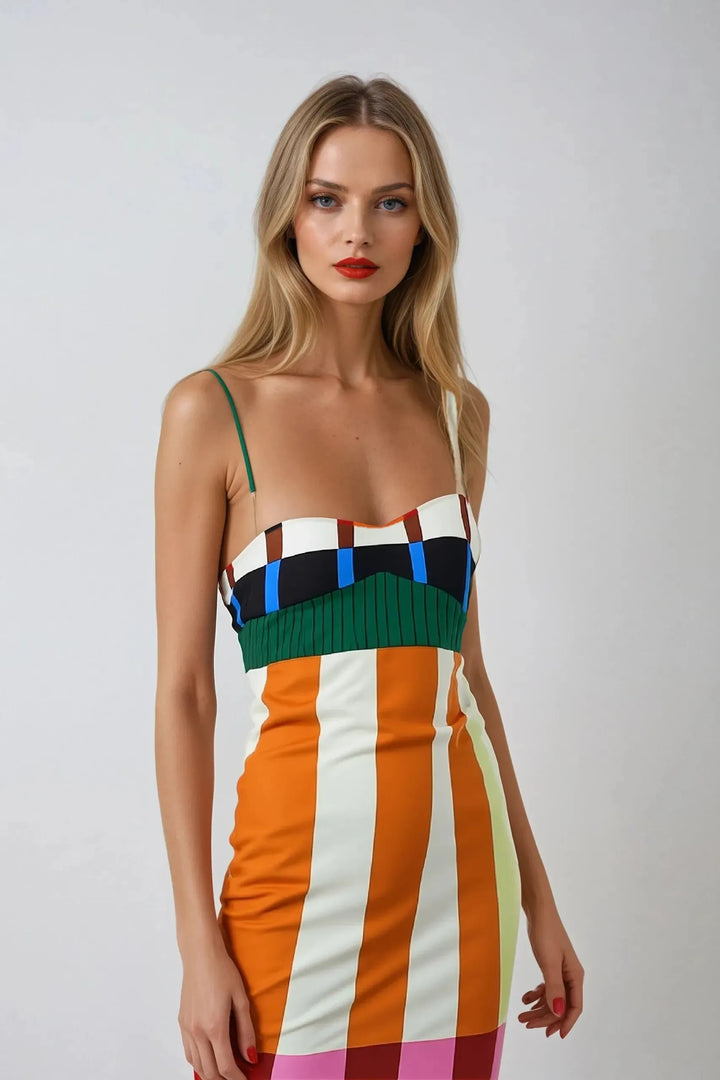 The Serena Strappy Midi Dress