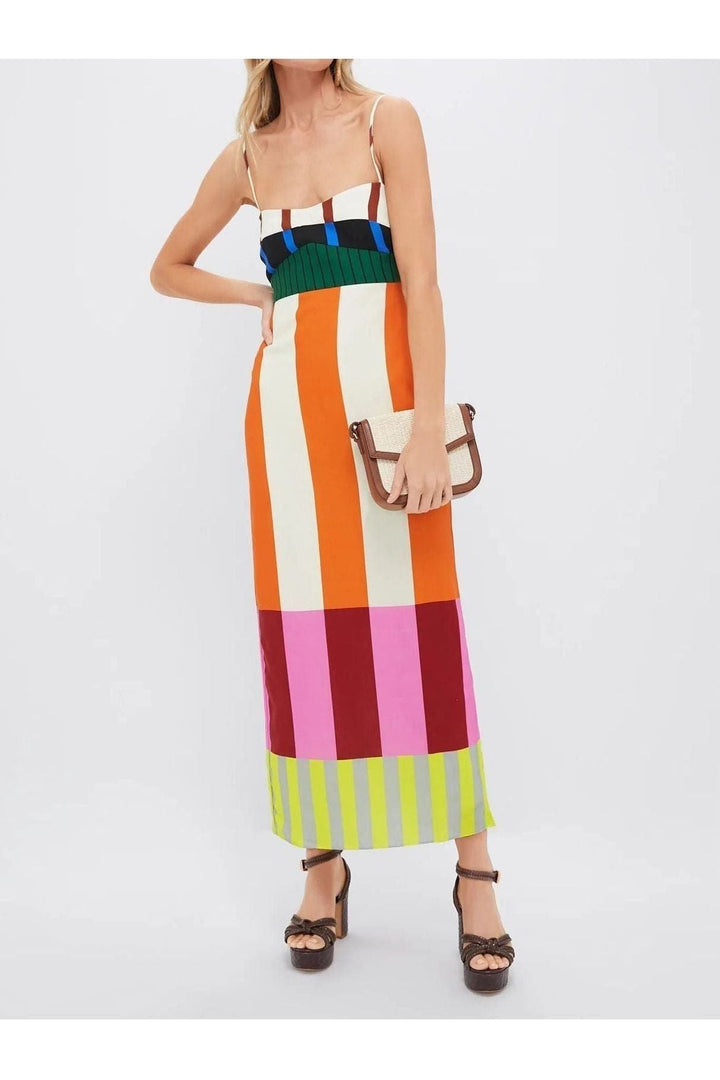 The Serena Strappy Midi Dress